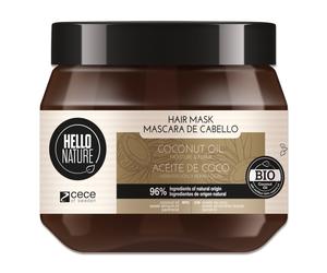 Hello Nature Maschera per capelli con olio di cocco, cura dei capelli