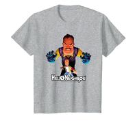 Hello Neighbor - Disegni correlati al Gioco Maglietta, Bambini, Grigio Melange, 2 Anni