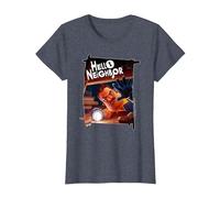 Hello Neighbor - Disegni correlati al Gioco Maglietta, Donna, Pervinca, 3XL