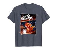 Hello Neighbor - Disegni correlati al Gioco Maglietta, Uomo, Pervinca, S