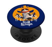 Hello Neighbor - Masked Cat on White PopSockets PopGrip Adesivo