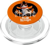 Hello Neighbor - Masked Cat on White PopSockets PopGrip per MagSafe