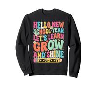 Hello New School Year Let's Learn Back to School 2026 Felpa