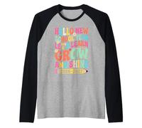 Hello New School Year Let's Learn Back to School 2026 Maglia con Maniche Raglan