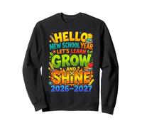 Hello New School Year Let's Learn Back to School Felpa