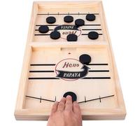 HELLO PAPAYA Gioco a disco veloce: metti alla prova la tua velocità e precisione con questo veloce set di tavole da battaglia per hockey ad aria compressa - Regali divertenti garantiti