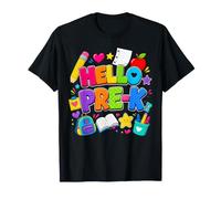 Hello Pre-K Back To School Pre-Kindergarten Teacher Student Maglietta