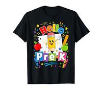 Hello Pre-K Back To School Pre-Kindergarten Teacher Student Maglietta