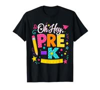 Hello Pre-K Boy Girl Teacher Back to School Maglietta