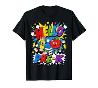 Hello Pre-K Preschool Apple Pencil Back To School Classroom Maglietta