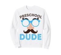Hello Preschool Dude Toddler Boy Torna a Scuola Funny Boys Felpa
