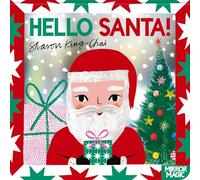 Hello Santa!: A Christmas search-and-find mirror book