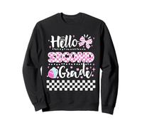 Hello Second Grade Coquette Back to School Teacher Girls Felpa