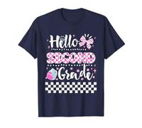 Hello Second Grade Coquette Back to School Teacher Girls Maglietta