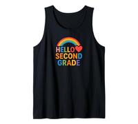 Hello Second Grade Fun Back-to-School Tees Bags And Decor Canotta
