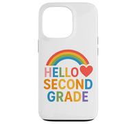 Hello Second Grade Fun Back-to-School Tees bags and decor Custodia per iPhone 13 Pro