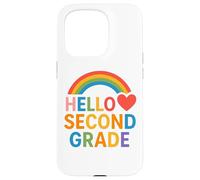 Hello Second Grade Fun Back-to-School Tees bags and decor Custodia per iPhone 15 Pro
