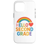 Hello Second Grade Fun Back-to-School Tees bags and decor Custodia per iPhone 16 Pro Max