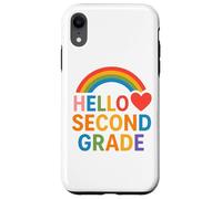 Hello Second Grade Fun Back-to-School Tees bags and decor Custodia per iPhone XR
