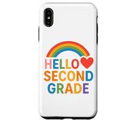 Hello Second Grade Fun Back-to-School Tees bags and decor Custodia per iPhone XS Max