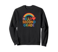 Hello Second Grade Fun Back-to-School Tees Bags And Decor Felpa