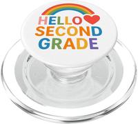 Hello Second Grade Fun Back-to-School Tees bags and decor PopSockets PopGrip per MagSafe