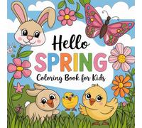 Hello Spring coloring book for kids