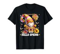 Hello Spring Must Haves For Women Honey Bees Cute Flower Maglietta