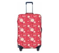 Hello Summer Flamingo - Copertura per valigia, lavabile, adatta per bagagli da 45,7 a 81,7 cm, nero, X-Large