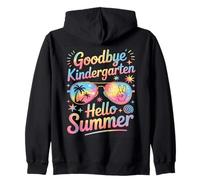 Hello Summer Happy Last Day of School Teacher Student Felpa con Cappuccio