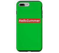 Hello Summer School is Out and I am Ready for Fun and Summer Custodia per iPhone 7 Plus/8 Plus