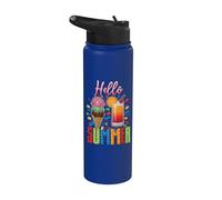 Hello Summer Squad - Blocco da costruzione per bambini Stainless Steel Insulated Water Bottle