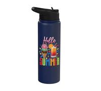 Hello Summer Squad - Blocco da costruzione per bambini Stainless Steel Insulated Water Bottle