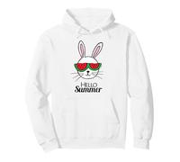Hello Summer Vacation, Simpatico Design a Forma di Coniglietto Felpa con Cappuccio