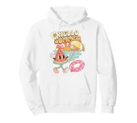 Hello Summer Watermelon Beach Vacation Fun Felpa con Cappuccio