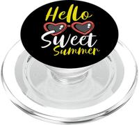 Hello Sweet Summer Heart Occhiali da sole Fun Summer PopSockets PopGrip per MagSafe