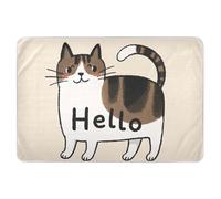 Hello - Tappetino per imparare a usare il vasino, impermeabile, lavabile, per neonati, 132,1 x 86,4 cm (lunghezza x larghezza)