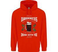 Hello Tenebre My Old Friend Divertente Guiness Uomo Felpa