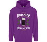 Hello Tenebre My Old Friend Divertente Guiness Uomo Felpa