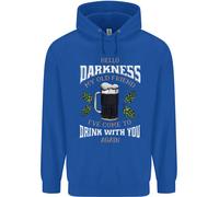 Hello Tenebre My Old Friend Divertente Guiness Uomo Felpa