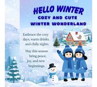 Hello Winter: Cute & Cozy Winter Wonderland Coloring Book