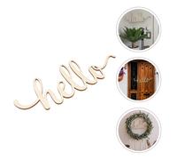 Hello Wood Sign Home Décor Wall Art Unfinished 30.5x12.7x0.4cm