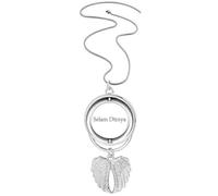 Hello World - Collana con ciondolo a forma di ali d'angelo, stile Art Déco, stile turco
