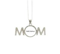 Hello World, collana islandese art déco alla moda, regalo per la festa della mamma, regalo per mamma, nonna, regalo di compleanno, Medio