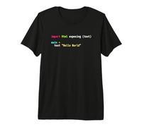 Hello World Elm Code - Scura sintassi Scheme Coder Design Maglietta Premium