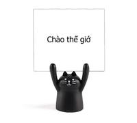Hello World - Porta memo in stile vietnamita, motivo: gatto nero