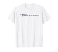 Hello World Rust Code - Bright Syntax Schema Coder Design Maglietta