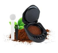HELLOCAPS - Adattatore riutilizzabile compatibile con Dolce Gusto Piccolo XS Genio Infinissima Circolo Ricaricabile Caffè Capsula Cialda Supporto Cassetto Accessorio Permanente Durevole Ecologico per