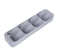 HelloCreate Organizzatore per barattoli di spezie, vassoio organizer per cassetti da cucina, 8 griglie per organizzare le spezie