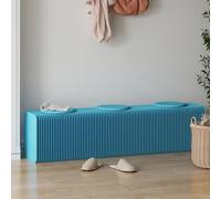 HELLOpoper Sedia pieghevole multifunzionale, creativa, alla moda, la cui lunghezza può essere regolata liberamente, si inserisce in diversi scenari come soggiorno, camera da letto (blu, lunghezza 1,5